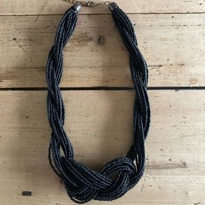 2/20$ Bold black beaded necklace